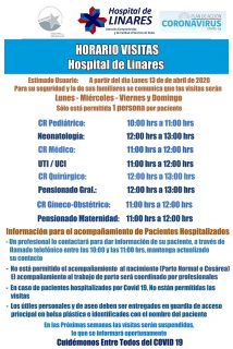 Horario Visitas HBL COVID 19