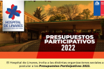 Hospital de Linares Invita a Organizaciones Sociales a Participar de los Presupuestos Participativos de Salud 2022
