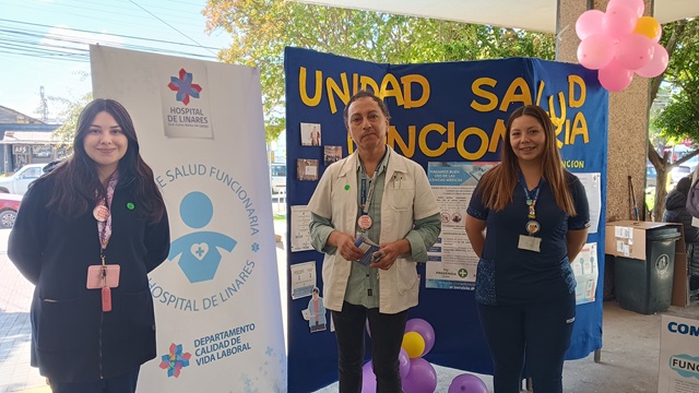 Realizan la 2da Feria de Beneficios para Funcionarios del Hospital de Linares