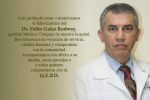 Hospital de Linares lamenta el sensible fallecimiento del Dr. Pablo Galaz Rodway