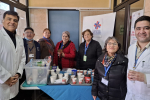 Agrupación de Jubilados del Hospital de Linares entrega café solidario para acompañar a usuarios del Servicio de Emergencia